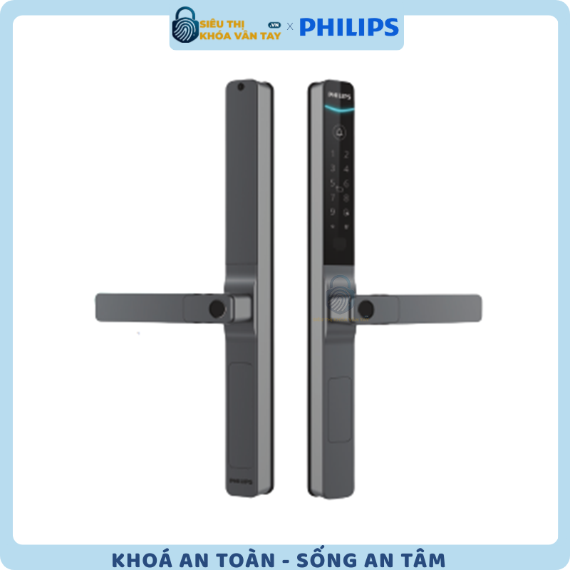 Khóa cửa vân tay Philips DDL611-18HBS
