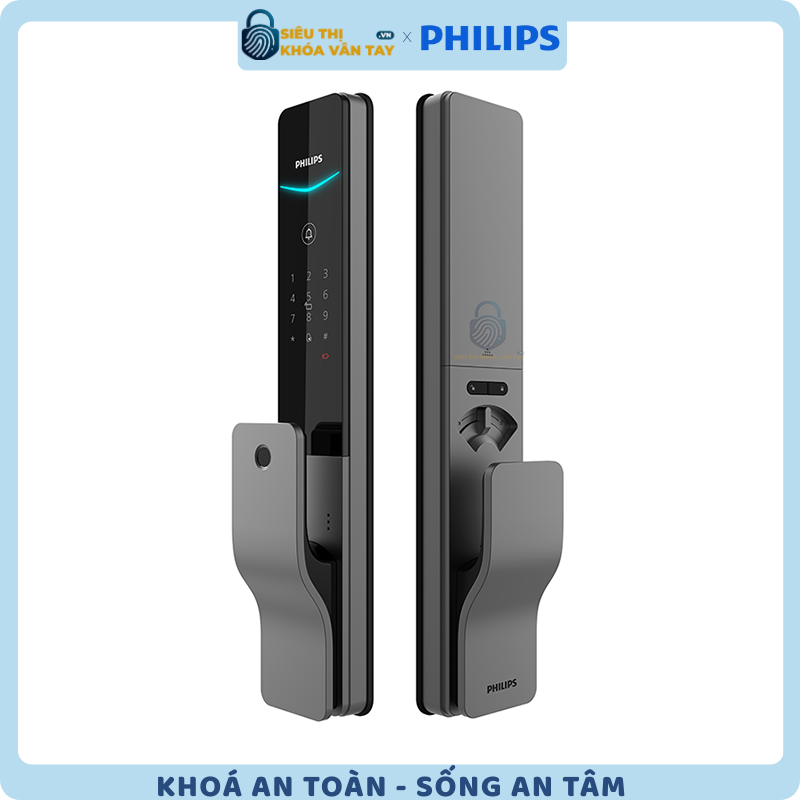 Khóa cửa vân tay Philips DDL801-5HBS
