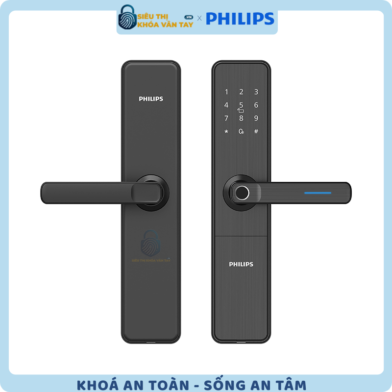 Khóa cửa vân tay Philips DDL609-5HS