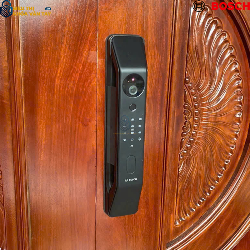 Khóa vân tay cửa gỗ Bosch.FU6 Plus