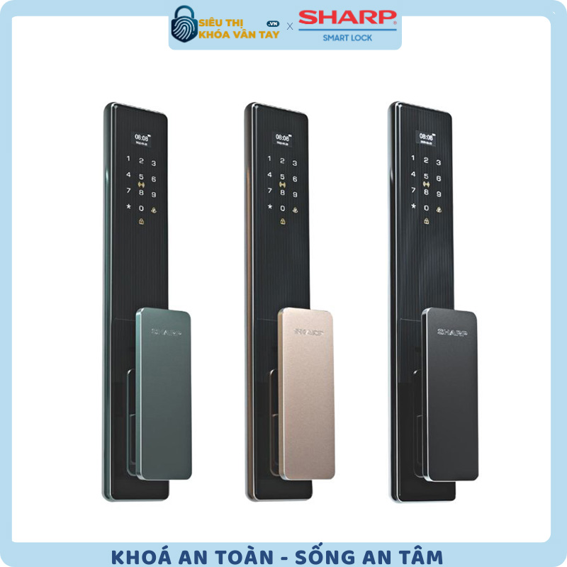 Khóa thông minh cửa gỗ Sharp S6-B Pro - giải pháp bảo mật hiện đại cho mọi gia đình