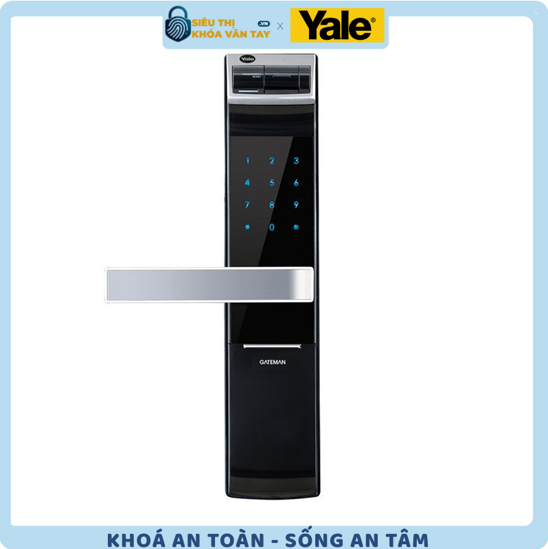 Khóa thông minh Yale YDM4109A BLK sở hữu thiết kế hiện đại với gam màu đen sang trọng, phù hợp với nhiều phong cách nội thất