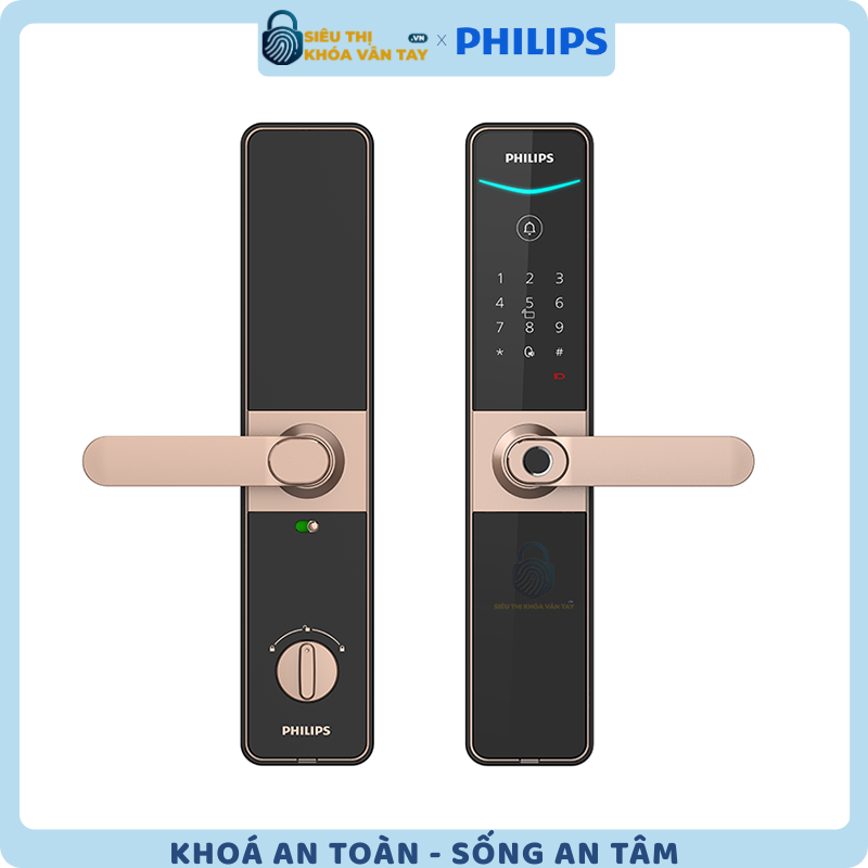 Khóa cửa vân tay Philips DDL610-5HBS