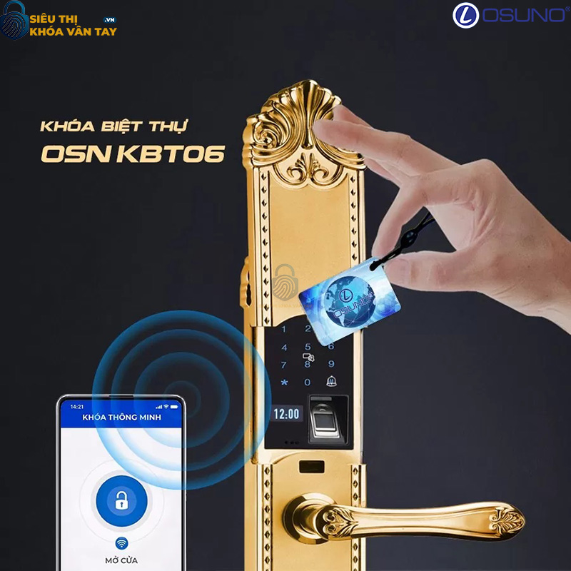 Khóa vân tay đại sảnh Osuno OSN-KBT06