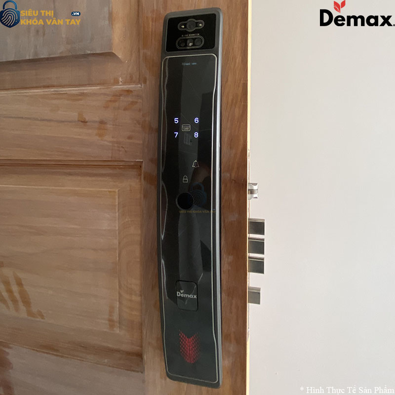 Sản phẩm tích hợp các phương thức mở khóa đa dạng: vân tay, mật khẩu, thẻ từ và chìa cơ dự phòng