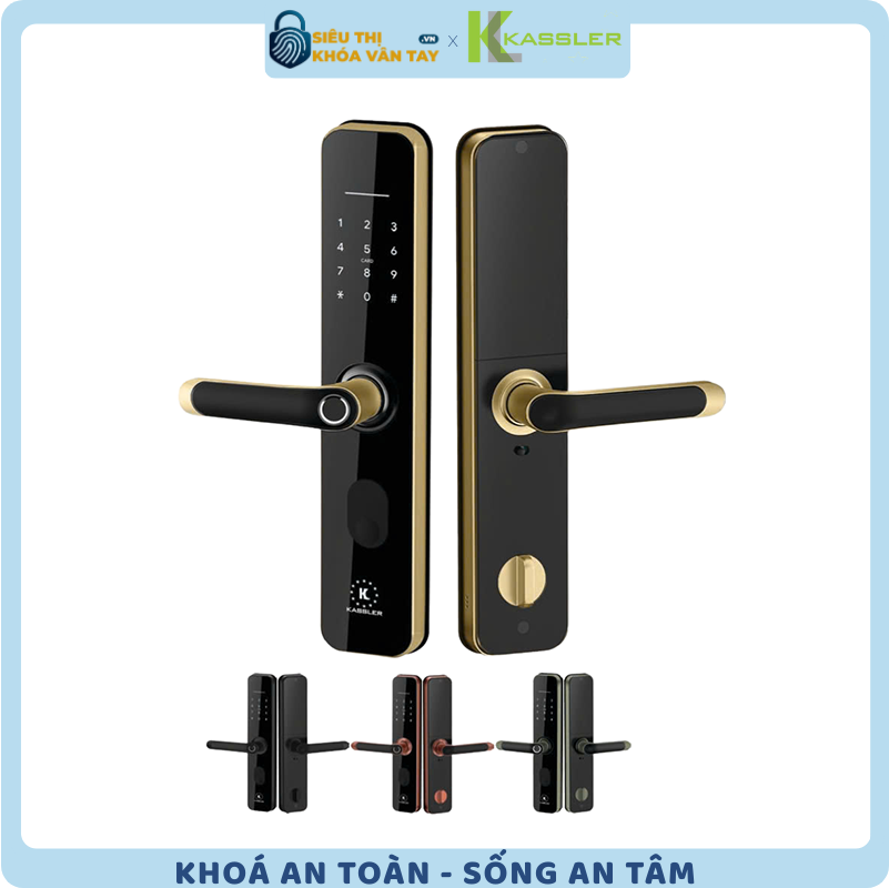 Khóa vân tay Kassler KL-696 cho cửa gỗ là giải pháp an toàn và hiện đại cho mọi gia đình