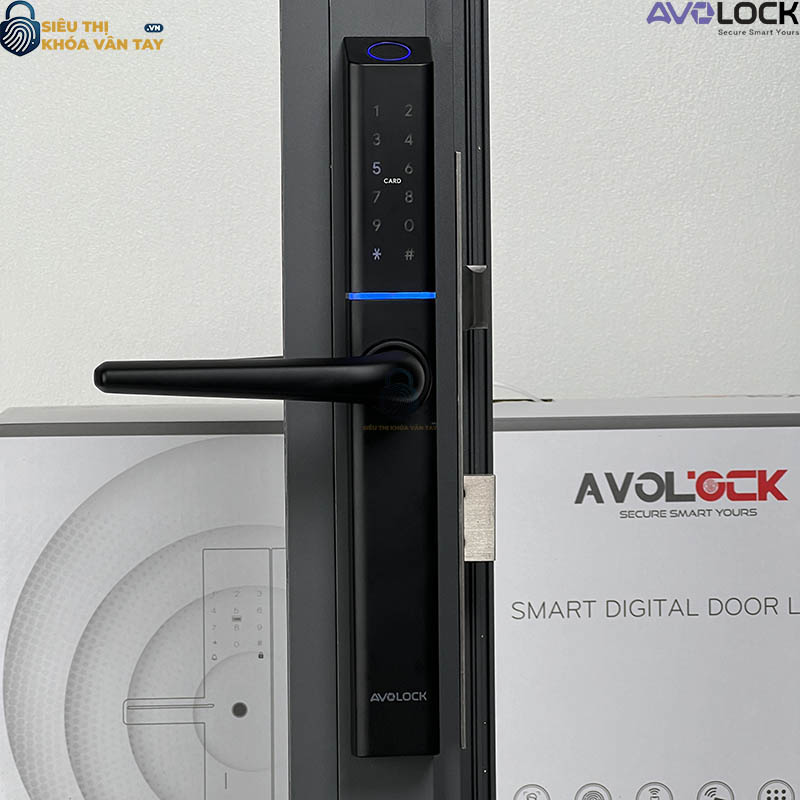 Khóa Vân Tay Avolock Cửa Nhôm AN 395