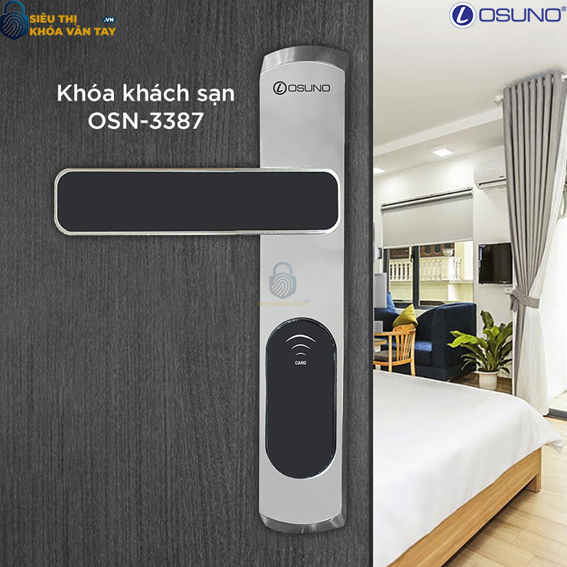 Khóa vân tay khách sạn Osuno OSN-3387