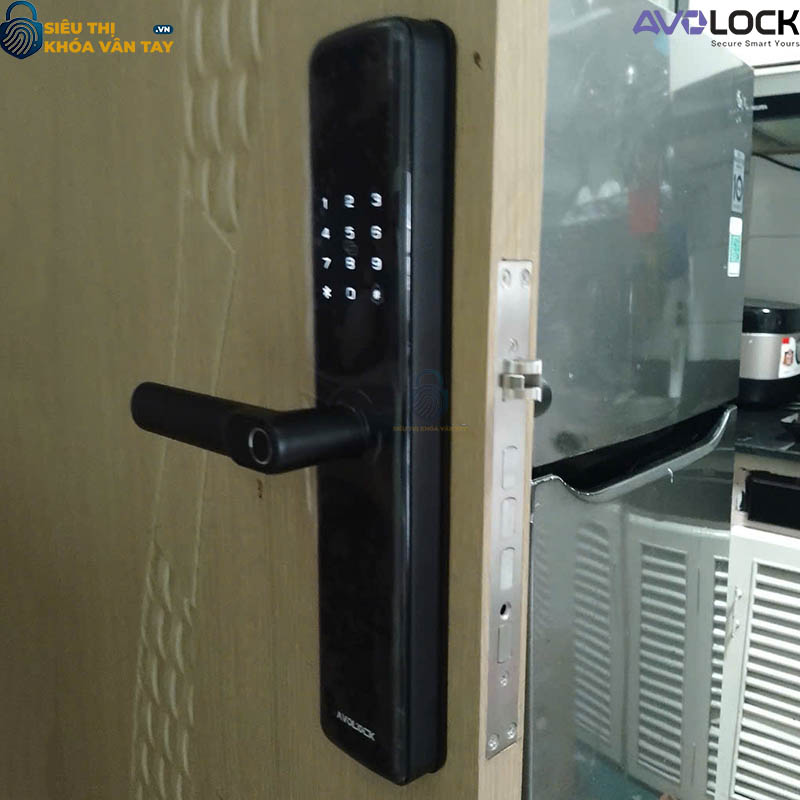 Khóa cửa Avolock AV 66 hỗ trợ vân tay, mã số, thẻ từ và chìa cơ – tiện lợi và an toàn