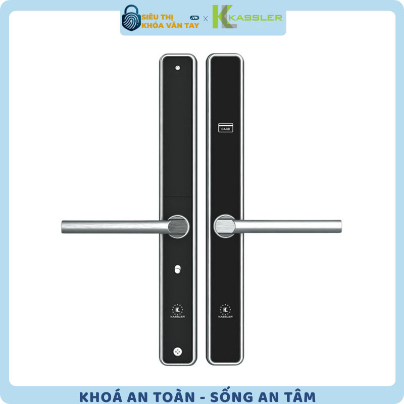 Khóa vân tay Kassler khách sạn KL-353 được thiết kế chuyên biệt cho hệ thống khách sạn, homestay và căn hộ dịch vụ
