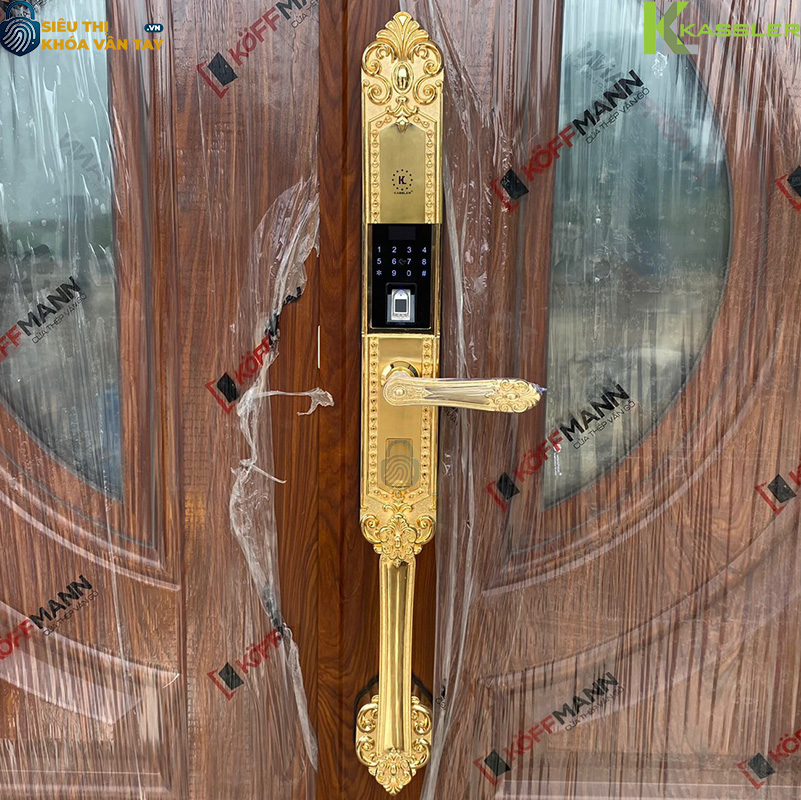 Khóa vân tay Kassler đại sảnh KL-979G là dòng khóa thông minh cao cấp dành riêng cho cửa chính biệt thự, villa, khách sạn