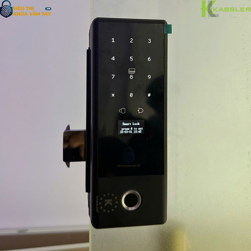 Khóa vân tay cửa kính Kassler KL-569 App