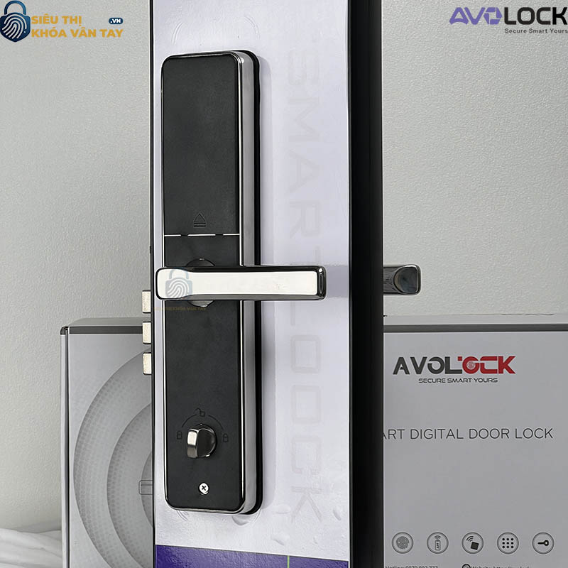 Khóa cửa vân tay Avolock AV 69 tích hợp công nghệ nhận diện vân tay siêu nhạy