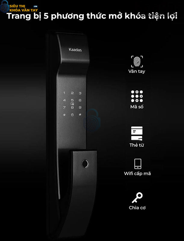 Khóa thông minh Kaadas K9-5W