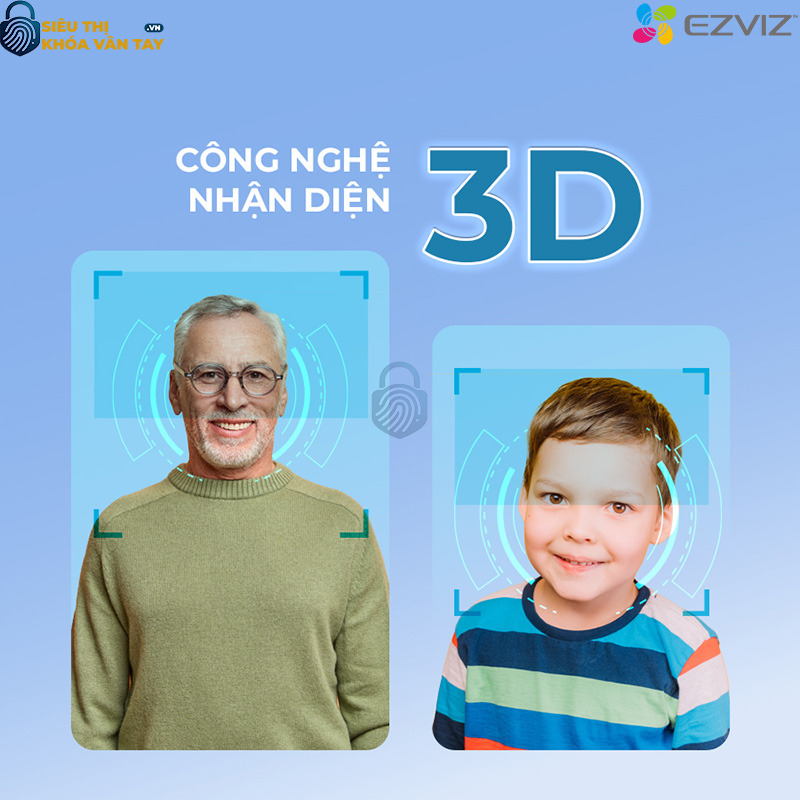 Khóa Thông Minh EZVIZ CS-DL50 sở hữu thiết kế sang trọng cùng công nghệ bảo mật tiên tiến