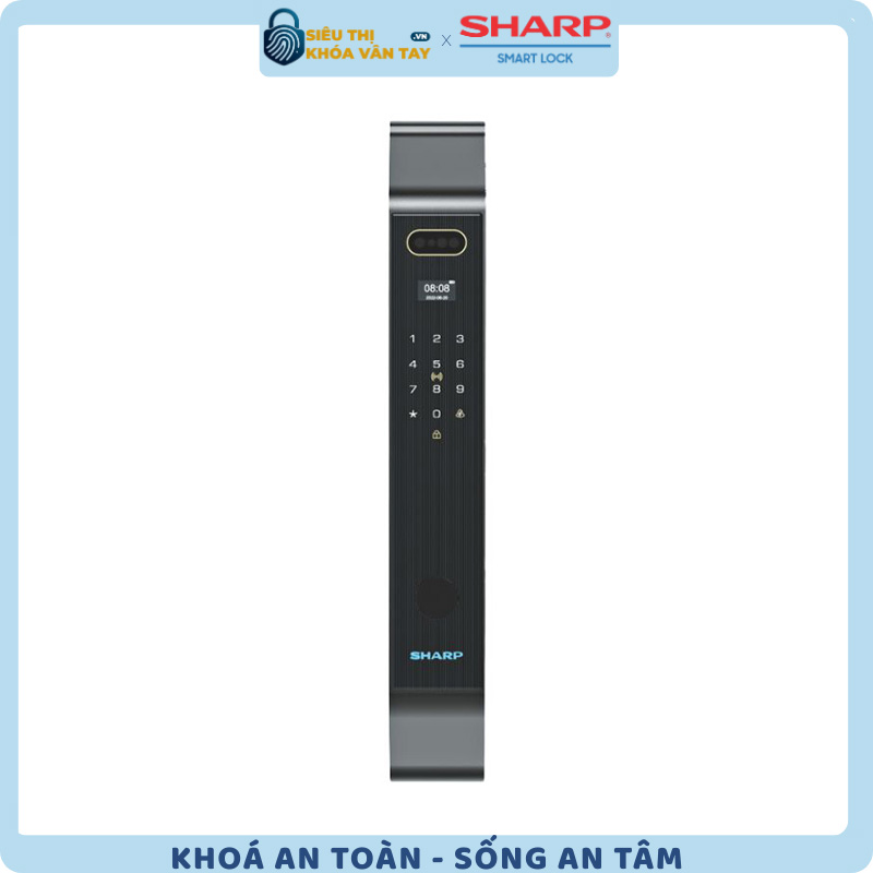 Khóa thông minh cửa gỗ Sharp S9-FV - giải pháp bảo mật hiện đại cho mọi gia đình