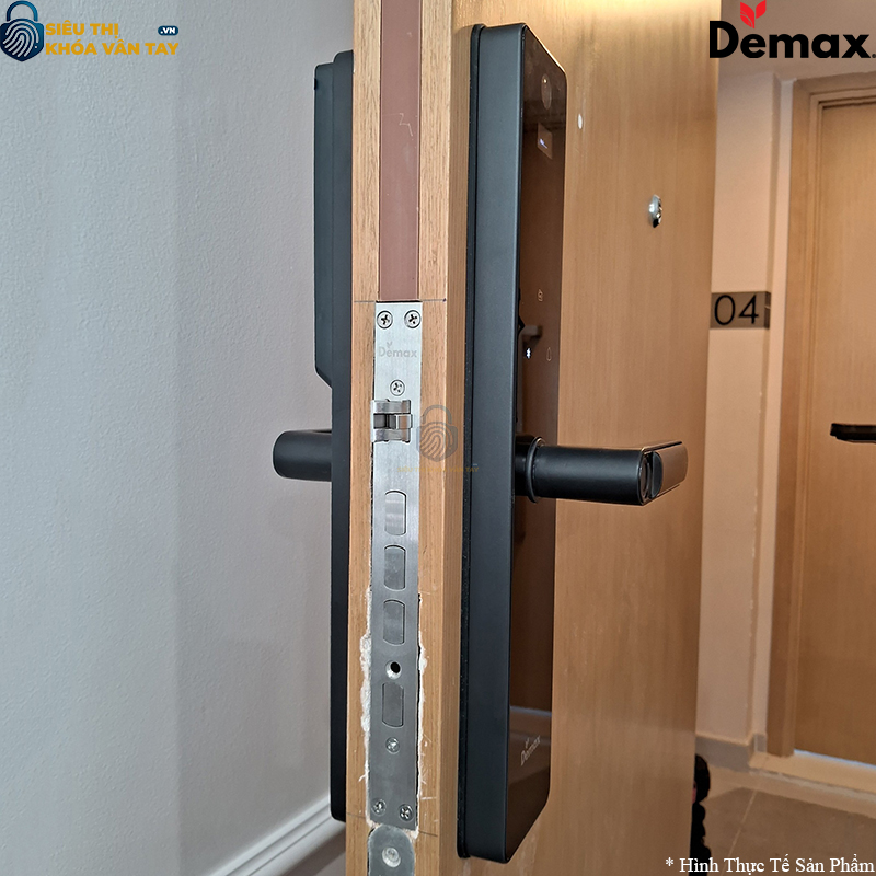 Demax EL-C626 hỗ trợ mở khóa bằng vân tay, mã số, thẻ từ, chìa cơ và kết nối app điện thoại