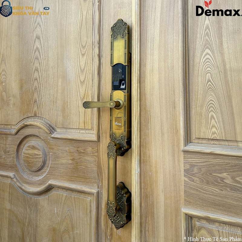 Với chất liệu cao cấp và kiểu dáng đẳng cấp, khoá Demax EL819 là điểm nhấn nổi bật cho cửa chính