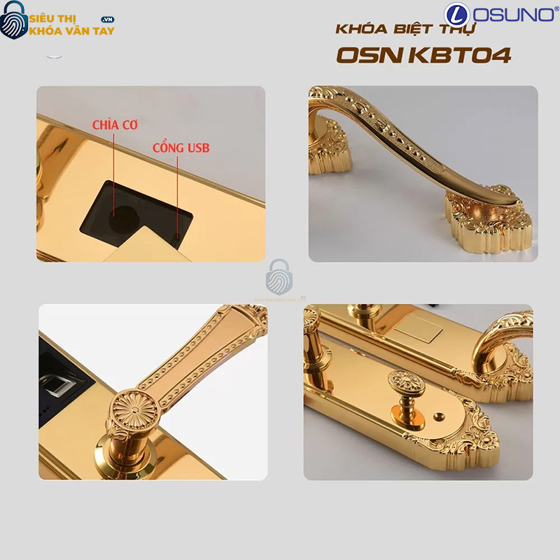 Khóa vân tay đại sảnh Osuno OSN-KBT04