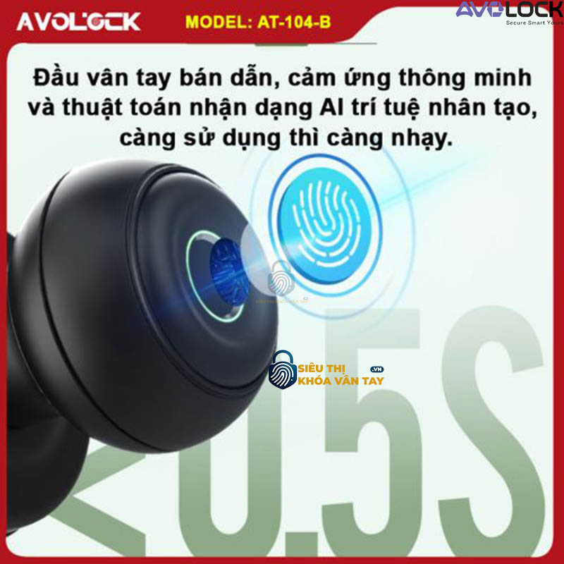 Khóa Vân Tay Avolock Cửa Phòng AT 104