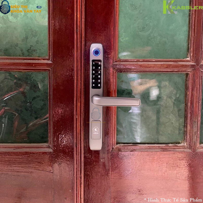 Kassler KL-599 RG tích hợp đa dạng phương thức mở khóa như vân tay, mã số, thẻ từ và chìa cơ