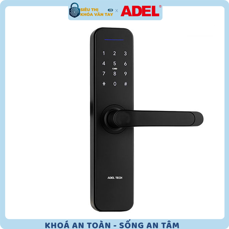 Khóa vân tay Adel cửa gỗ US13 - LB10B/LC10B mang đến giải pháp bảo mật thông minh cho ngôi nhà hiện đại.