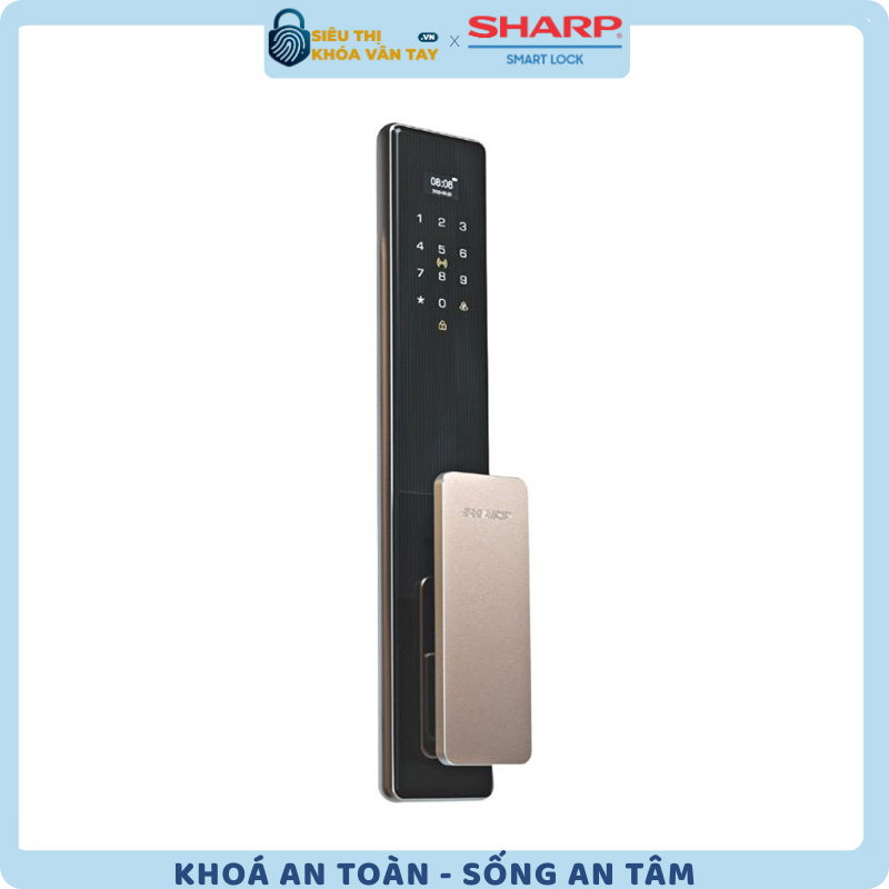 Khóa thông minh cửa gỗ Sharp S6-B Pro - giải pháp bảo mật hiện đại cho mọi gia đình