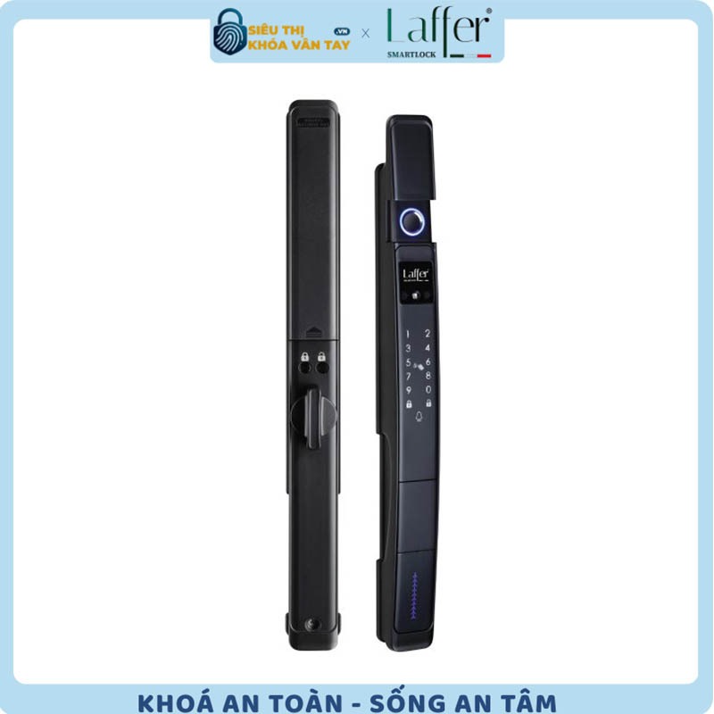 Khóa Vân Tay Cửa Nhôm Laffer XD02 Nhận diện khuôn mặt