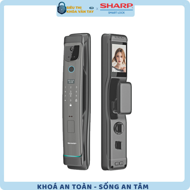 Khóa thông minh cửa gỗ Sharp S5-DV - giải pháp bảo mật hiện đại cho mọi gia đình.
