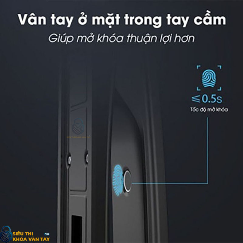 Khóa cửa vân tay Philips DDL702-8HWS