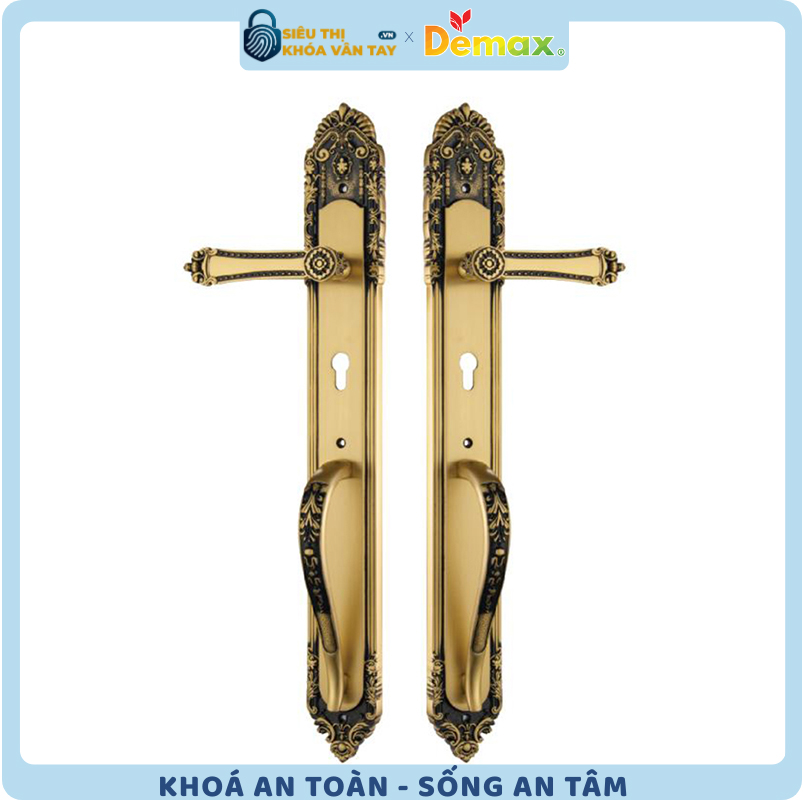 Khóa Cơ Cửa Chính Demax CL805B BRASS