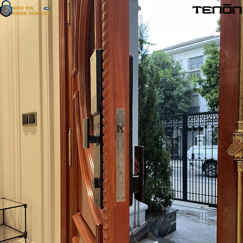 Khóa cửa thông minh Tenon A10 - thiết kế sang trọng, phù hợp với nhiều loại cửa