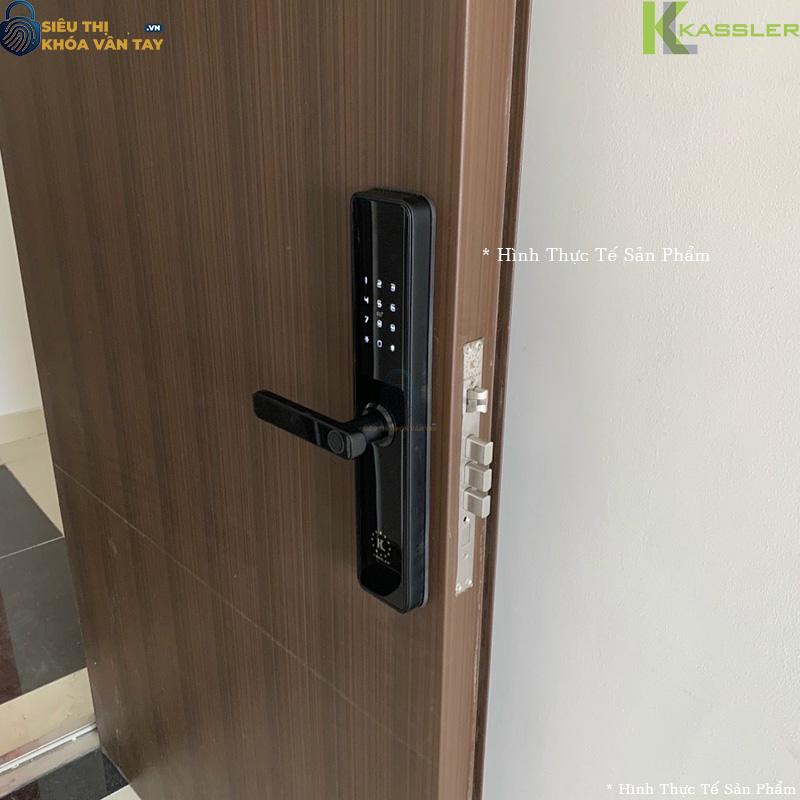 Khóa vân tay Kassler cửa gỗ KL-669 Black