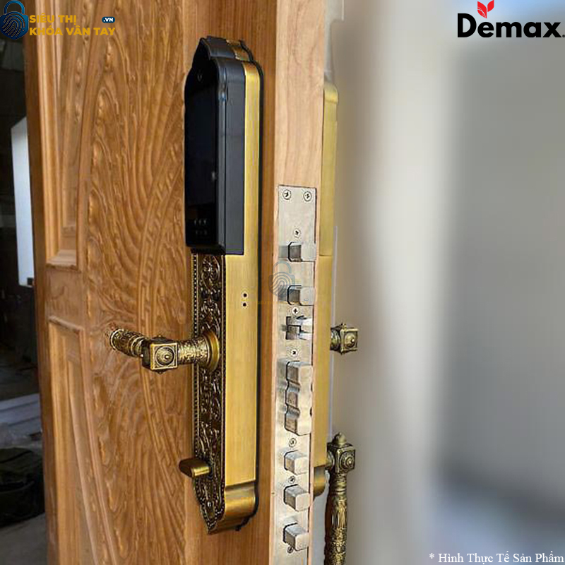 Demax EL8192 tích hợp công nghệ sinh trắc học vân tay đa điểm, mở khoá siêu nhạy và chống giả mạo tuyệt đối