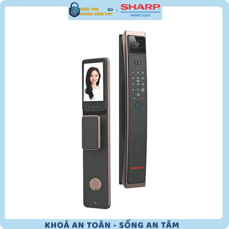 Khóa thông minh cửa gỗ Sharp H3-V Pro - giải pháp bảo mật cao cấp với công nghệ tiên tiến