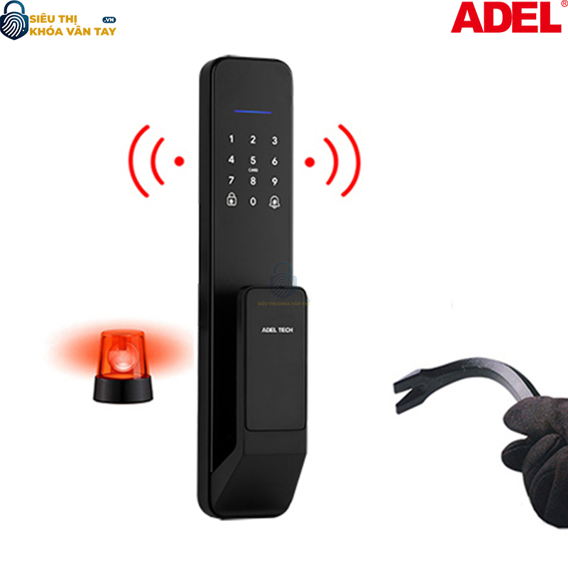 Khoá vân tay cửa gỗ  Adel US13 - LB14B