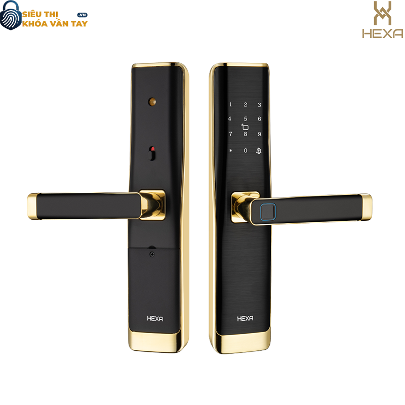 Khóa vân tay cửa gỗ Hexa L100