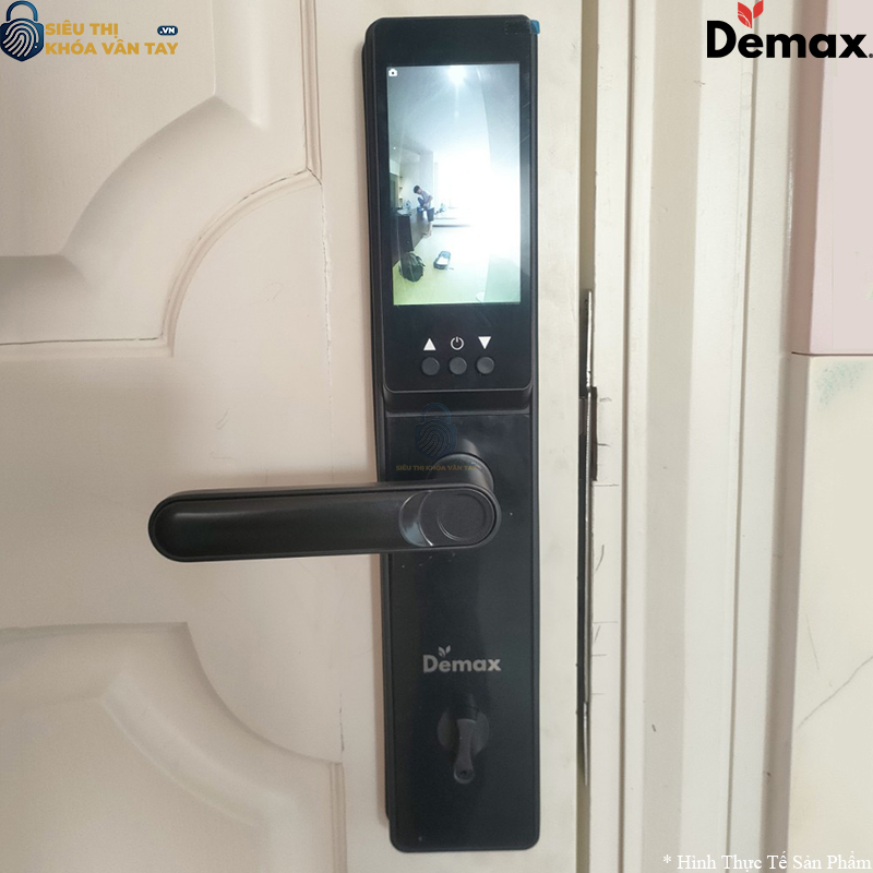 Demax EL-C66 hỗ trợ mở khóa bằng vân tay, mã số, thẻ từ và chìa cơ tiện lợi