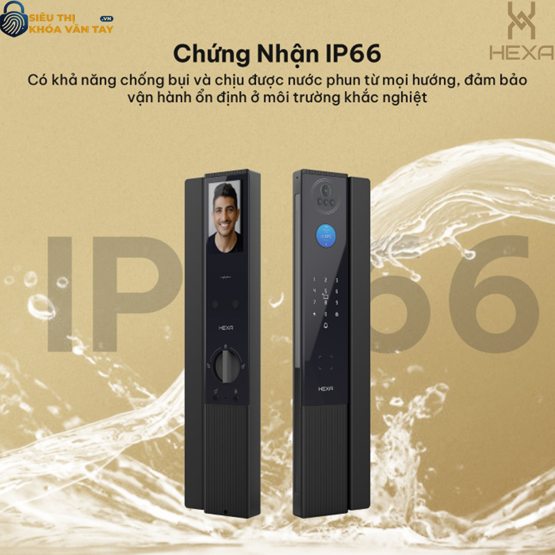 Khóa vân tay cửa gỗ Hexa P200 Pro Max
