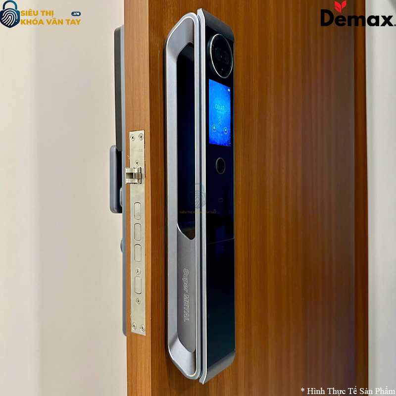 Demax EL999 hỗ trợ mở khóa bằng vân tay, mã số, thẻ từ, chìa cơ và điều khiển từ xa
