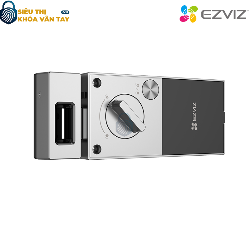 Khóa thông minh EZVIZ CS-DL03 Pro (Smart Rim Lock) sở hữu thiết kế chắc chắn, mang lại sự an toàn tối đa cho ngôi nhà.