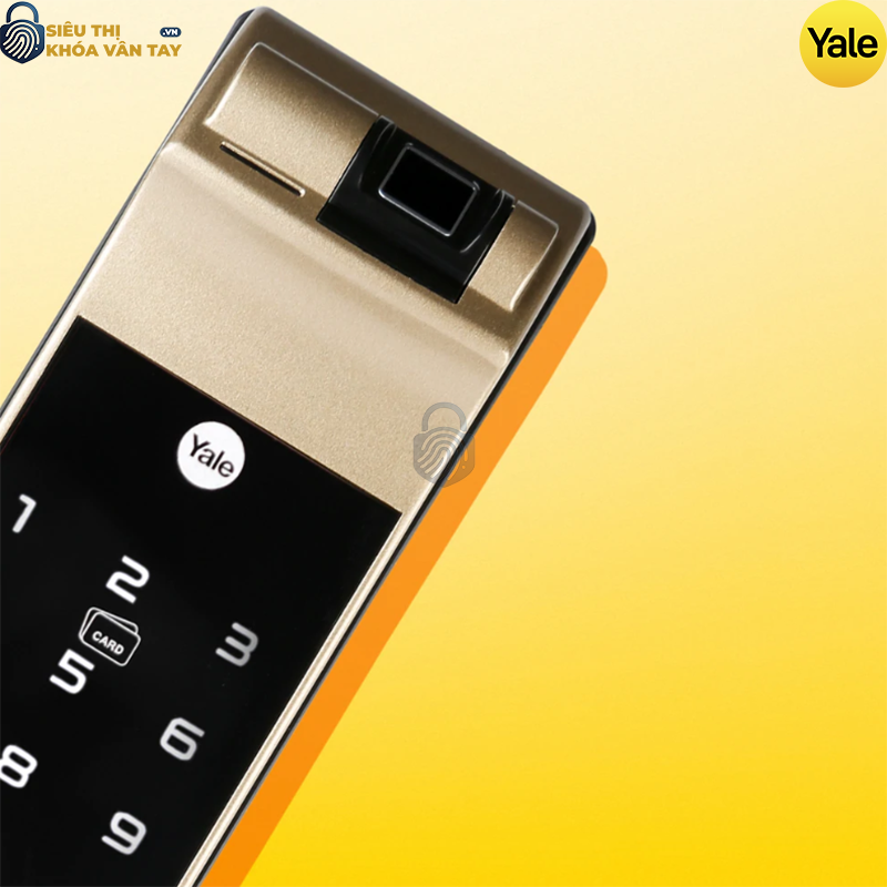 Khóa thông minh Yale YDM7116A CG sở hữu thiết kế hiện đại, mang đến vẻ sang trọng cho không gian sống