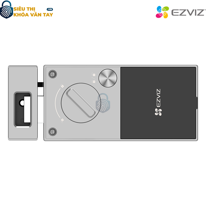 Khóa thông minh EZVIZ CS-DL03 Pro (Smart Rim Lock) sở hữu thiết kế chắc chắn, mang lại sự an toàn tối đa cho ngôi nhà.