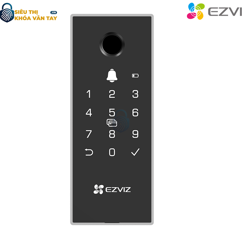 Khóa thông minh EZVIZ CS-DL03 Pro (Smart Rim Lock) sở hữu thiết kế chắc chắn, mang lại sự an toàn tối đa cho ngôi nhà.