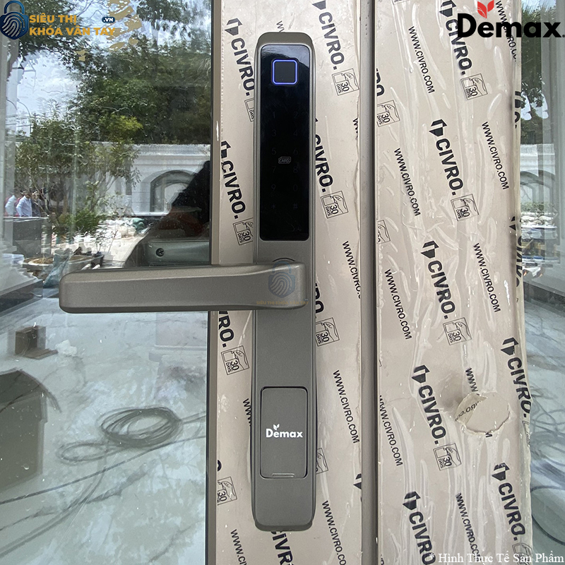 Khoá Vân Tay Cửa Nhôm Demax EL606GM