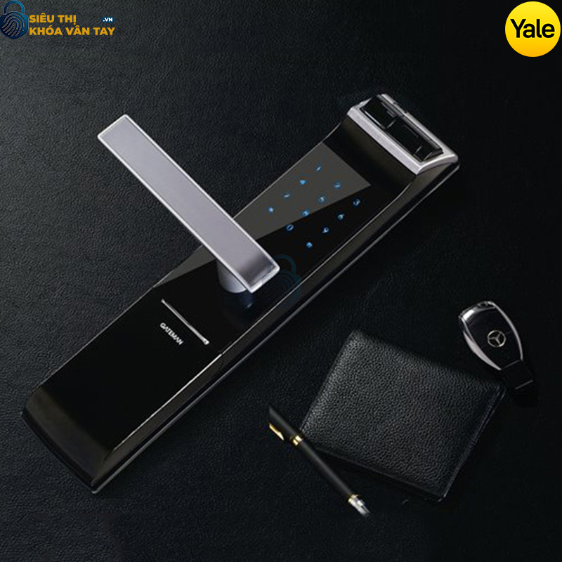 Khóa thông minh Yale YDM4109A BLK sở hữu thiết kế hiện đại với gam màu đen sang trọng, phù hợp với nhiều phong cách nội thất