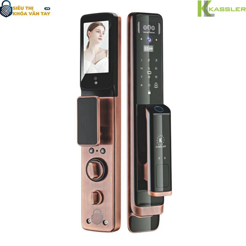 Khóa vân tay Kassler cửa gỗ KL-838 có thiết kế nhỏ gọn, tinh tế, phù hợp với nhiều không gian nội thất