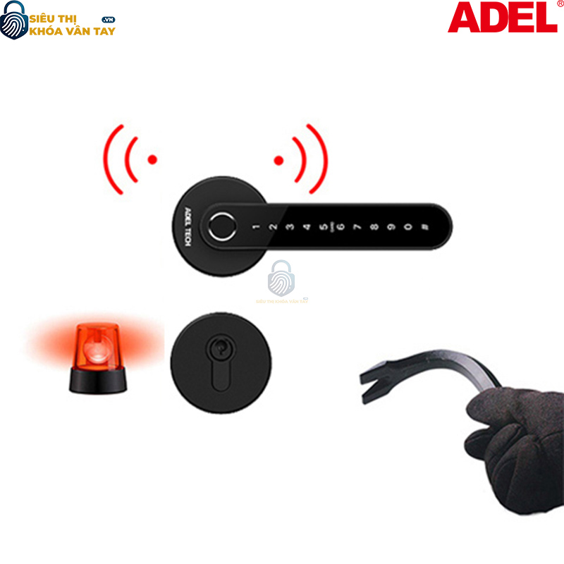 Khoá vân tay cửa phòng  Adel US13 - LB15B