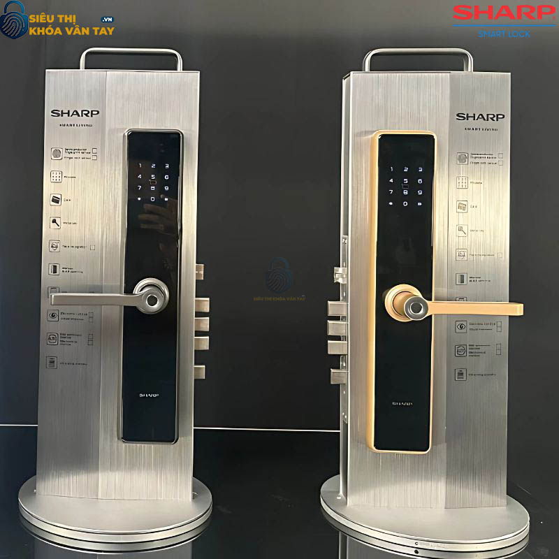 Khóa thông minh cửa gỗ Sharp A1-B - lựa chọn an toàn và hiện đại cho không gian sống