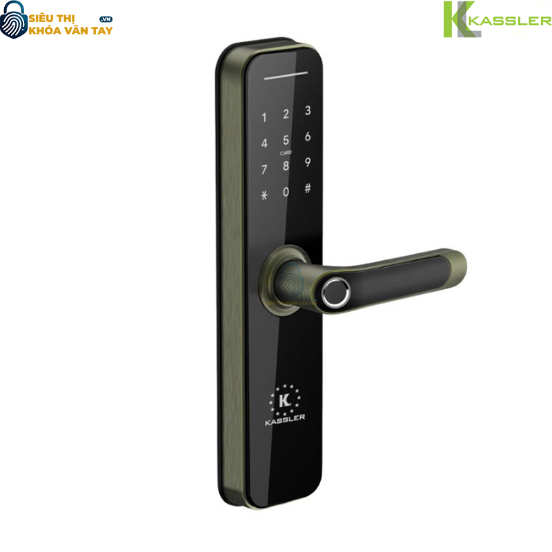 Khóa vân tay Kassler KL-668 là lựa chọn lý tưởng cho cửa gỗ trong các căn hộ và nhà phố hiện đại